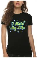 Футболка Dream Shirts с надписью I Hate My Life / Женская