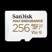 Карта памяти 256Gb - SanDisk Max Endurance MicroSDXC Class 10 UHS-I U3 V30 SDSQQVR-256G-GN6IA