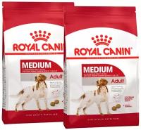 Сухой корм ROYAL CANIN MEDIUM ADULT для взрослых собак средних пород (3 + 3 кг)