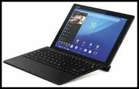 Съемная клавиатура /док-станция/ база Sony BKB50 для планшета Sony Xperia Z4 Tablet SGP712/ SGP771 10.1 черного цвета русские пластиковые наклейки