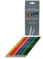 Cretacolor Набор профессиональных цветных карандашей "Artist Studio Line", 12 цветов, картонная коробка