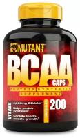 Аминокислоты Mutant BCAA (200 капсул)