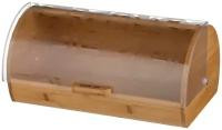 Хлебница кантри деревянная с пластиковой крышкой Agness (938-043)