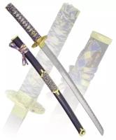 Самурайский меч Катана золотисто-синяя пр-во Испания арт.AG-147474R