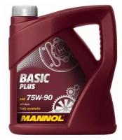 8108 Basic Plus 75W-90 4L, 1322, масло синтетическое, Mannol