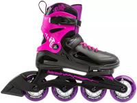 Детские роликовые коньки Rollerblade FURY black/pink 2023