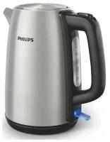 Чайник Philips/ Чайник металлический, 1,7 л, 2200 Вт, световой индикатор, функция автовыключения, индикатор уровня воды