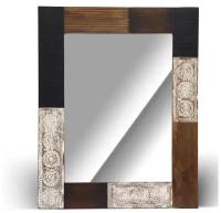 Зеркало в деревянной раме, шанти
