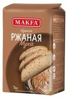 Мука ржаная хлебопекарная Makfa, 1кг