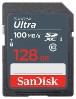 Карта памяти 128Gb - SanDisk Ultra SDXC Class 10 UHS-I SDSDUNR-128G-GN3IN