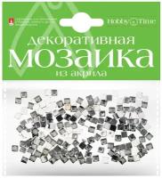 Мозаика декоративная из акрила 4Х4 ММ,200 ШТ, серый, Арт. 2-335/15