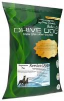 DRIVE DOG Service Dogs полнорационный сухой корм для служебных собак баранина с рисом 10 кг