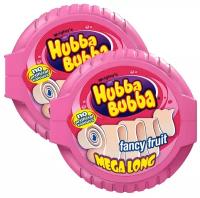 Жевательная резинка Wrigley's Hubba Bubba Mega Long фруктовый микс (Германия), 56 г (2 шт)