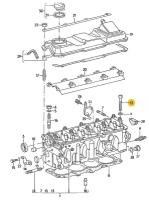 Комплект болтов ГБЦ Audi 100 2.4D 89-94, VW T4 2.4D, 143204702 VICTOR REINZ 14-32047-02