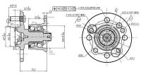 Ступичный Узел Задн. Toyota Corolla Ae100-110 91-00 (Барабан) Sat арт. ST-42410-12090