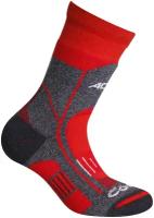 Носки Accapi размер 31-34, красный, серый