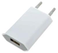 Сетевое зарядное устройство iPhone/iPod/Ipad USB белый (5V, 1000mAh) Rexant