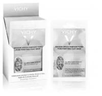 Vichy Минеральная очищающая поры маска с глиной masque argile purifiant pores 2х6 мл