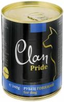 Консервы Clan Pride для собак (340 г, Рубец говяжий) 12 шт