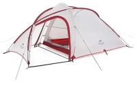 Ультралегкая палатка 2-3 местная Naturehike Hiby NH19ZP016 grey+red 20D