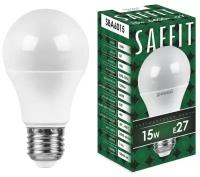 Лампа светодиодная LED 15вт Е27 дневной (SBA6015) 55012 SAFFIT