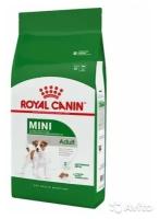 Сухой полнорационный корм Royal Canin MINI Adult для мелких собак с 10 месяцев, 2кг