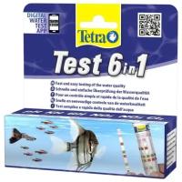 Тест для воды Tetra Test 6in1, 25 экспресс-полосок