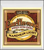 Ernie Ball 2067 Earthwood 80/20 Bronze Light струны для мандолины (9-13-22w-34)