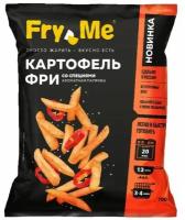 Картофель Fry me фри со специями ароматная паприка замороженный, 700г