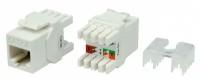 Вставка RJ-45 Hyperline (KJ8-8P8C-C6A-180-WH)