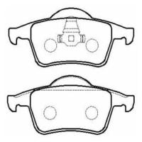 HSB HP8560 Колодки тормозные зад.Volvo C70 HSB HP8560