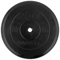 Диск MB Barbell MB-AtletB26 25 кг черный