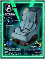 Детское автокресло ACTRUM SIRIUS STAR, цвет бирюзовый, группа 0/1 (0-18 кг)