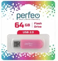 USB Флеш-накопитель USB накопитель Perfeo 64GB C03 Pink