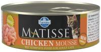 Matisse мусс с курицей влажный корм для кошек 85гр
