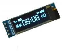 OLED дисплей 0.91" 128x32, I2C белый