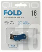 USB Flash накопитель QUMO 16Gb QUMO Fold Blue (QM16GUD-FLD-Blue)