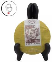 Шу Пуэр Мэнхайский пломбир Классический прессованный шу пуэр из сырья Гун Тин Блин 100 грамм