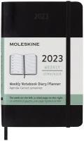 Еженедельник Moleskine "Classic WKNT Pocket Soft", черный, 144 страницы, 90x140 мм