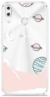 Силиконовый чехол на ASUS ZenFone 5 (ZE620KL) Розовые горы / для асус Зенфон 5 ЗЕ620КЛ