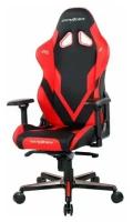 Компьютерное кресло DXRacer OH/G8200 игровое, обивка: искусственная кожа, цвет: черный/красный