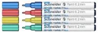 Набор маркеров для декорирования Schneider "Paint-It 011", металлик, 4цв, 2мм
