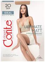 Колготки Conte Ideal, 20 den, 3 шт., коричневый