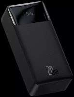 Внешний аккумулятор повербанк Baseus Bipow Digital Display Power bank 30000mAh 20W Black