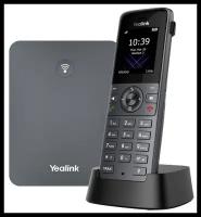 YEALINK DECT-трубка Yealink W73P DECT (база W70B+трубка W73H) до 10 SIP-аккаунтов, трубок на базу, 20 одноврем. Вызовов