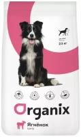 ORGANIX ADULT DOG LAMB для взрослых собак всех пород при аллергии с ягненком (2,5 кг)