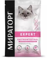 Сухой корм для взрослых кошек Мираторг Expert Gastrointestinal Бережная забота о пищеварении 1,5 кг