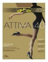 Колготки Omsa Attiva, 40 den, размер 3/M, коричневый