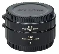 JJC AET-M43S II Auto Extension Tube 10mm & 16mm For Olympus Panasonic Micro M 4/3