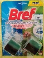 Bref Бреф кубики для унитаза 1уп. 2х50гр синяя вода